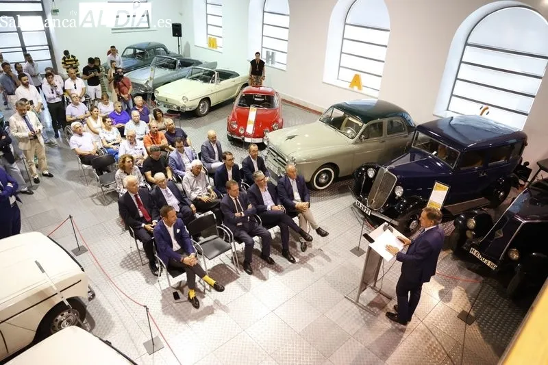 Inauguración en el Museo de Historia de la Automoción de Salamanca (MHAS) de la exposición temporal ‘Renault: 125 años de Historia de la Automoción’. Foto David Sañudo