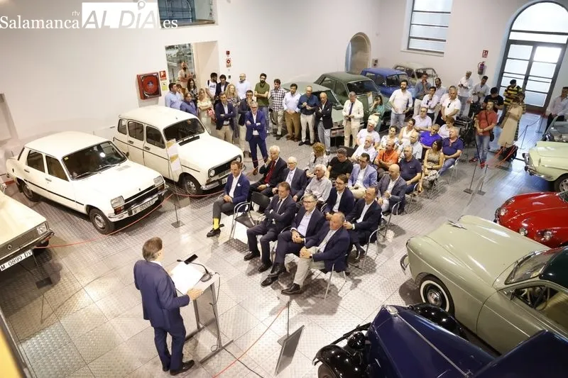 Inauguración en el Museo de Historia de la Automoción de Salamanca (MHAS) de la exposición temporal ‘Renault: 125 años de Historia de la Automoción’. Foto David Sañudo