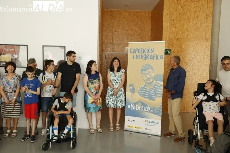 Exposición ‘Yo decido’ de Aspace Salamanca en el Centro Municipal Julián Sánchez El Charro. Foto de David Sañudo