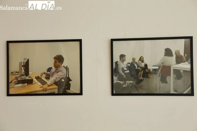 Exposición ‘Yo decido’ de Aspace Salamanca en el Centro Municipal Julián Sánchez El Charro. Foto de David Sañudo