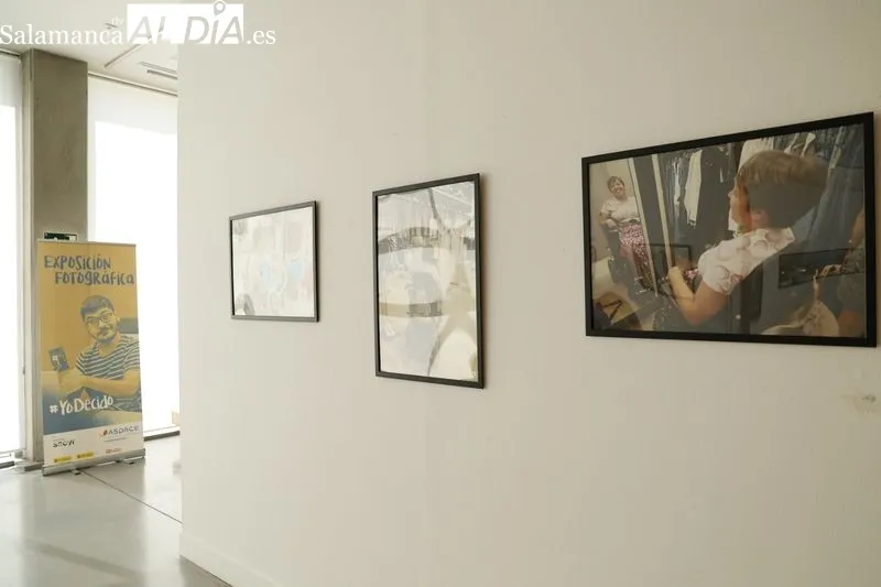 Exposición ‘Yo decido’ de Aspace Salamanca en el Centro Municipal Julián Sánchez El Charro. Foto de David Sañudo