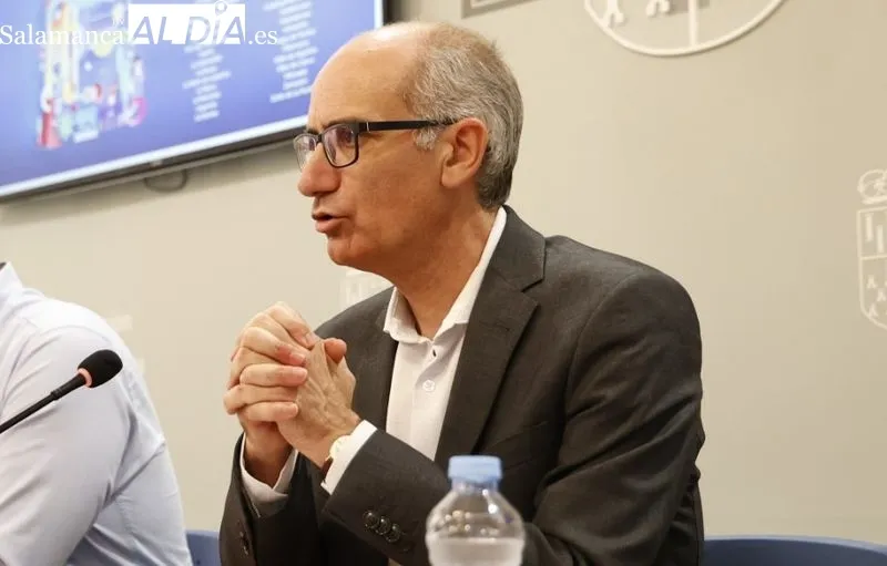 Javier Iglesias, presidente de la Diputación de Salamanca en funciones, que tomará posesión de nuevo de este cargo en unos días. Foto de David Sañudo