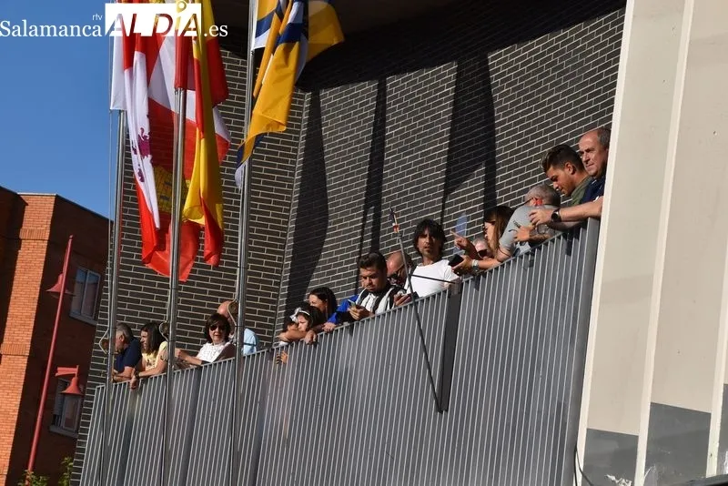 Encuentro de peñas y chupinazo en Santa Marta de Tormes. Fotos: Vanesa Martins 