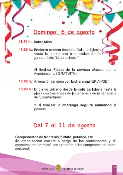 Foto 5 - El Sebas de la Calle, un tributo a Estopa y la Feria Agroalimentaria, protagonistas en las fiestas de Peralejos de Abajo  
