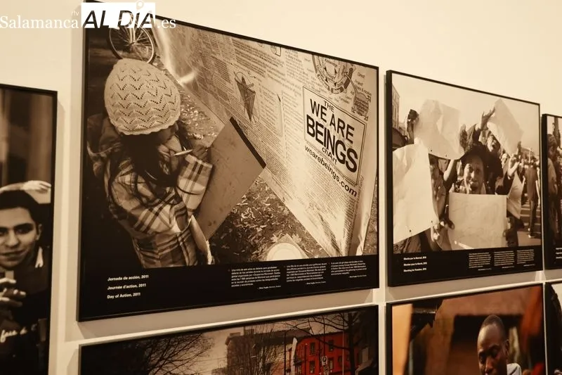 Inauguración de la exposición fotográfica “Puntos de vista”, en la Sala Cielo de Salamanca, en el Patio de Escuelas Menores. Foto de David Sañudo