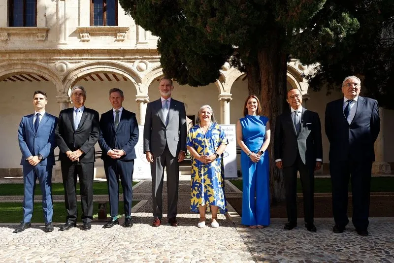 Acto en la Universidad de Alcalá de Henares para la entrega a la salmantina Ana Fernández-Sesma del VI Galardón Camino Real. Foto Casa Real