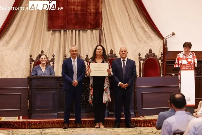 Entrega de premios de la USAL para los alumnos más brillantes de la EBAU 2023. Foto