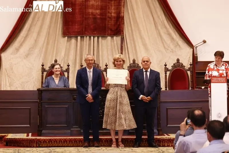 Entrega de premios de la USAL para los alumnos más brillantes de la EBAU 2023. Foto