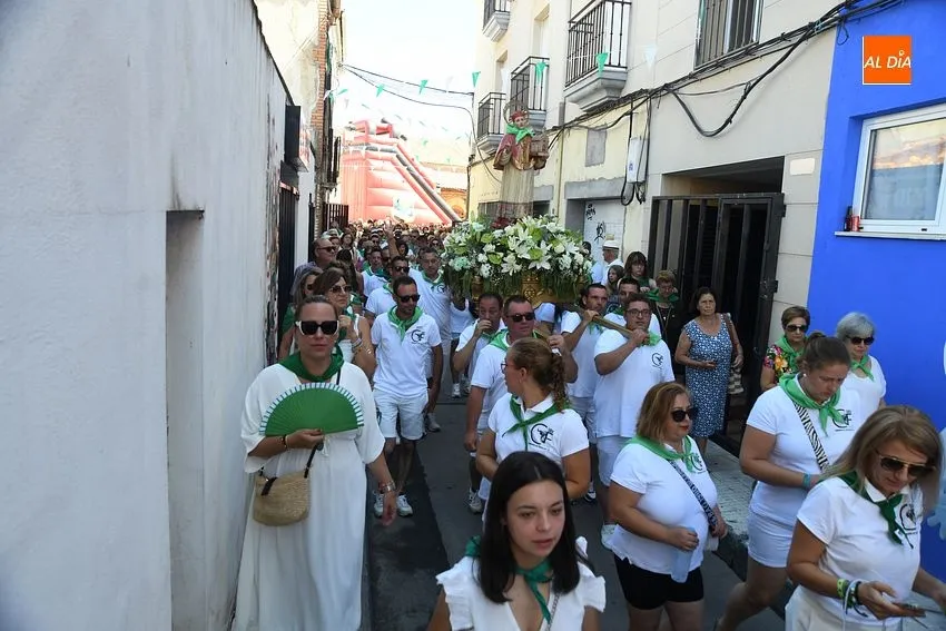 Momentos de la procesión de San Buenaventura en Moraleja/ Fotos: Adrián M.Pastor