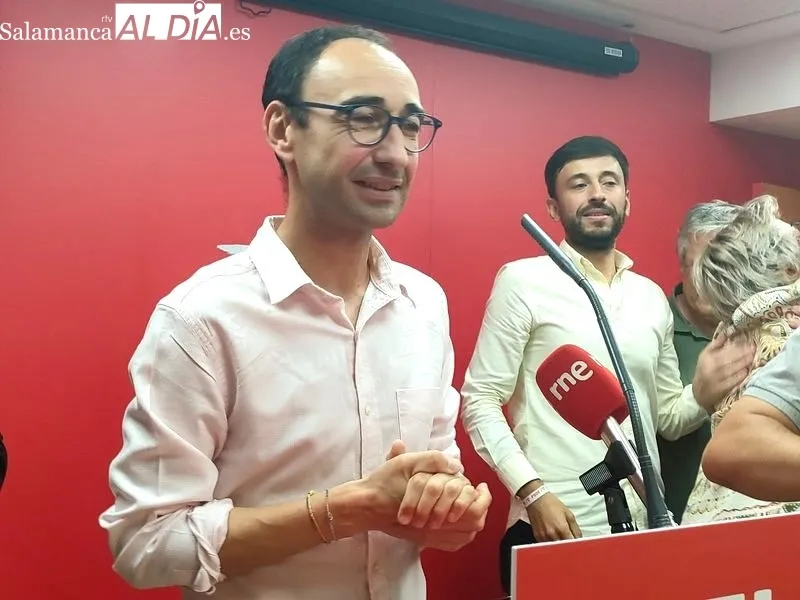 David Serrada, diputado al Congreso por el PSOE de Salamanca. Foto de Rosa M. Garcia