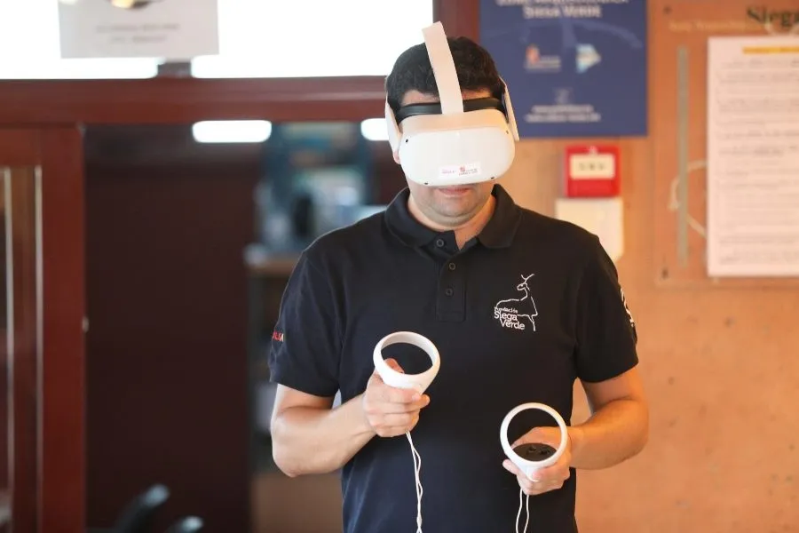 Foto 2 - Siega Verde enlaza Prehistoria y futuro implantando una experiencia de realidad virtual
