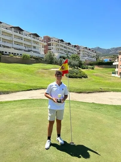 El salmantino Carlos Cervero, subcampeón de España sub16 en la modalidad de Pitch and putt
