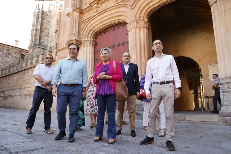 El ministro de Asuntos Exteriores, José Manuel Albares, visita Salamanca | FOTOS: David Sañudo 