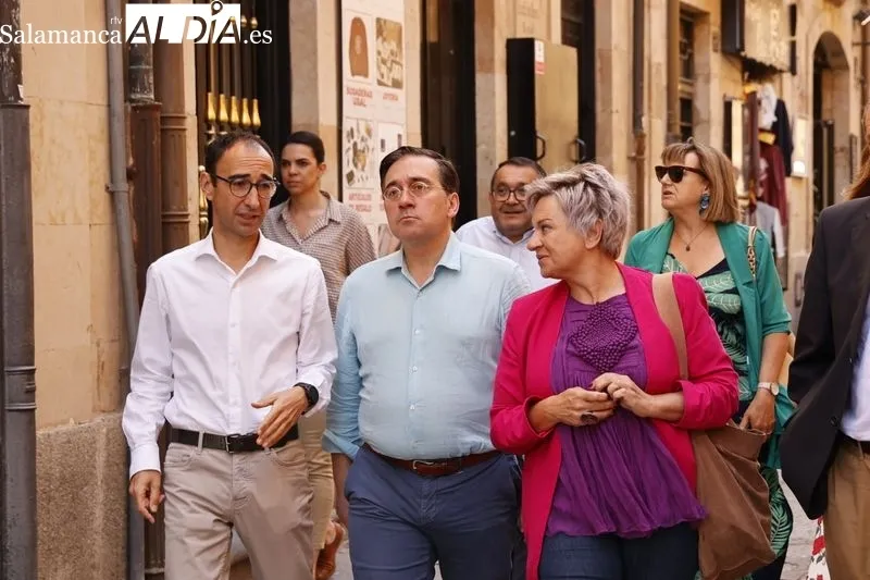 El ministro de Asuntos Exteriores, José Manuel Albares, visita Salamanca | FOTOS: David Sañudo 