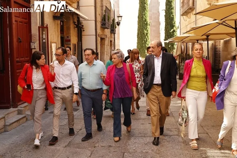 El ministro de Asuntos Exteriores, José Manuel Albares, visita Salamanca | FOTOS: David Sañudo 