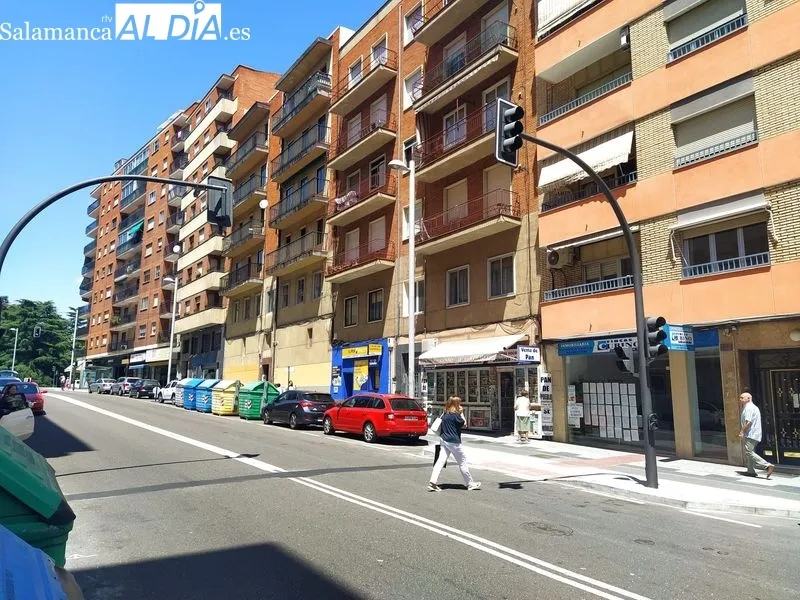 Semáforo instalado en la avenida de Portugal 144, que aún no está activo. Foto de David Sañudo