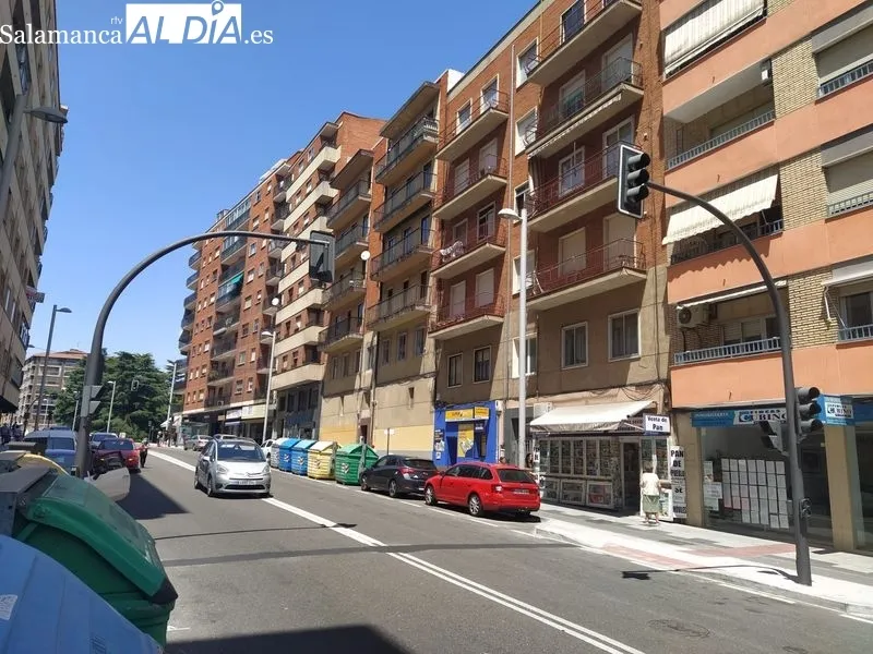 Semáforo instalado en la avenida de Portugal 144, que aún no está activo. Foto de David Sañudo