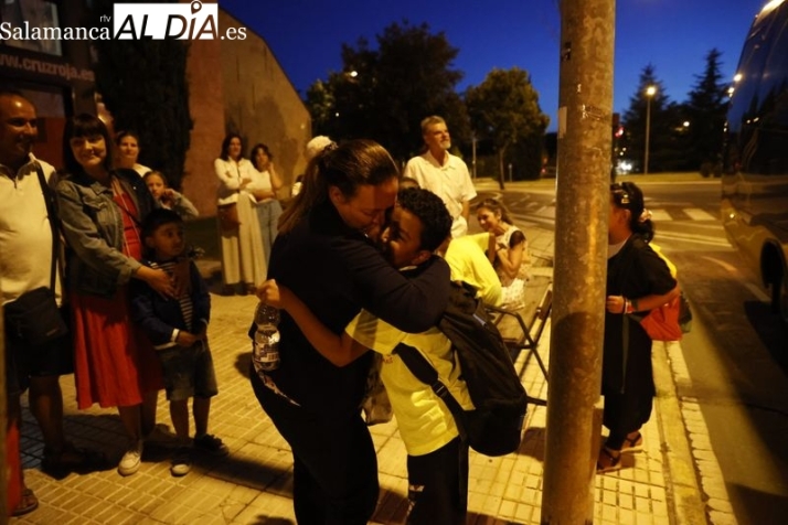  llegada de los niños saharauis a Salamanca
