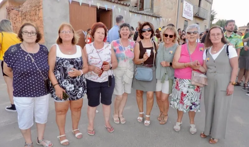Las peñas de Aldearrubia protagonizaban un animado desfile. Fotos Marisa Rodero 