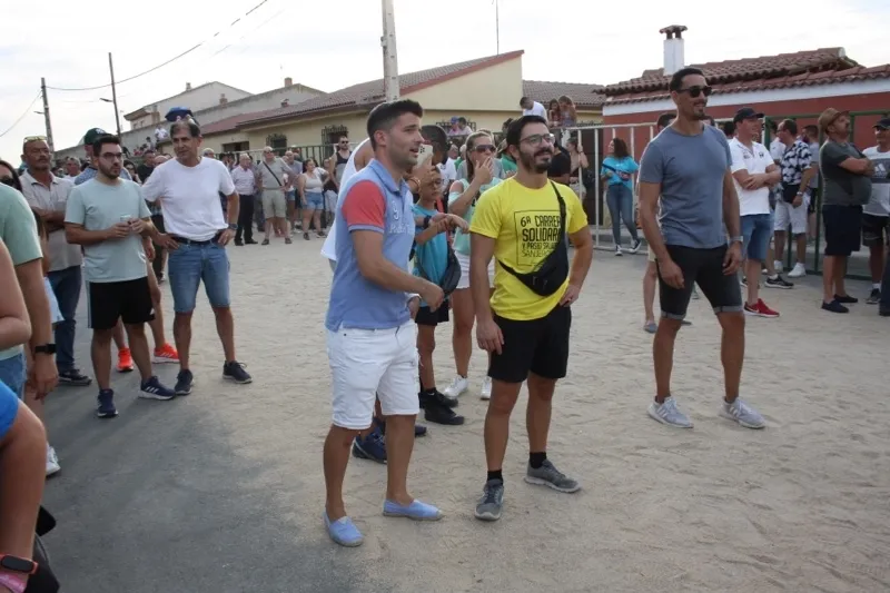 Babilafuente celebraba su primer encierro de las fiestas con gran ambiente