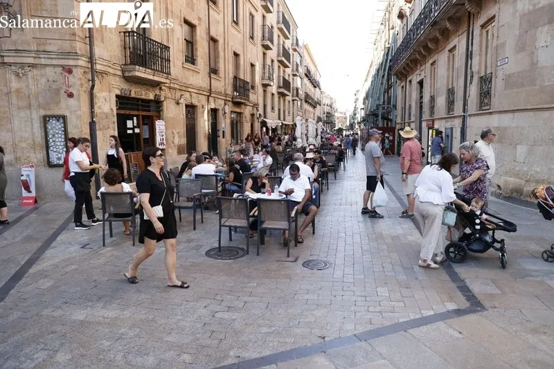 Foto 17 - Buen ambiente en el centro de Salamanca en un fin de semana marcado por el calor