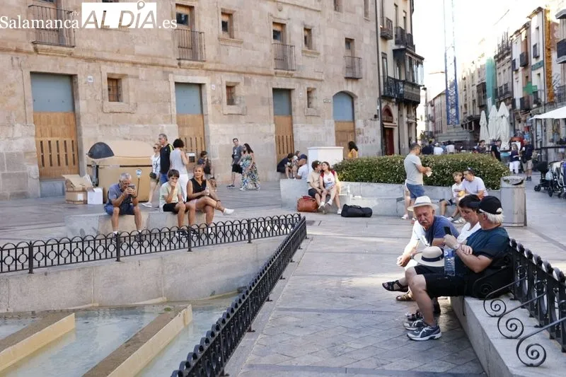 Foto 14 - Buen ambiente en el centro de Salamanca en un fin de semana marcado por el calor