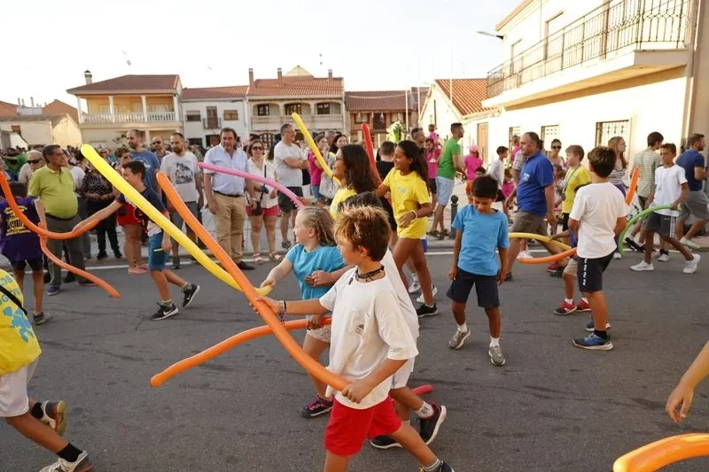 Pregón y chupinazo en Calzada de Valdunciel. Fotos: David Sañudo