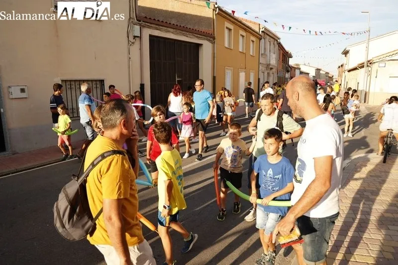 Pregón y chupinazo en Calzada de Valdunciel. Fotos: David Sañudo