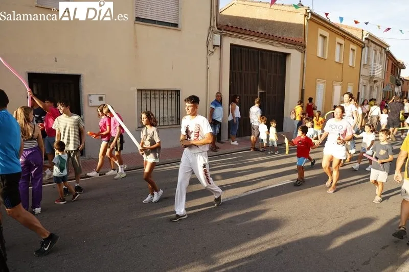Pregón y chupinazo en Calzada de Valdunciel. Fotos: David Sañudo