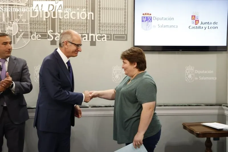 Clausura y entrega de los diplomas de las acciones de Formación y Empleo que tiene en marcha la Diputación. Fotos: David Sañudo