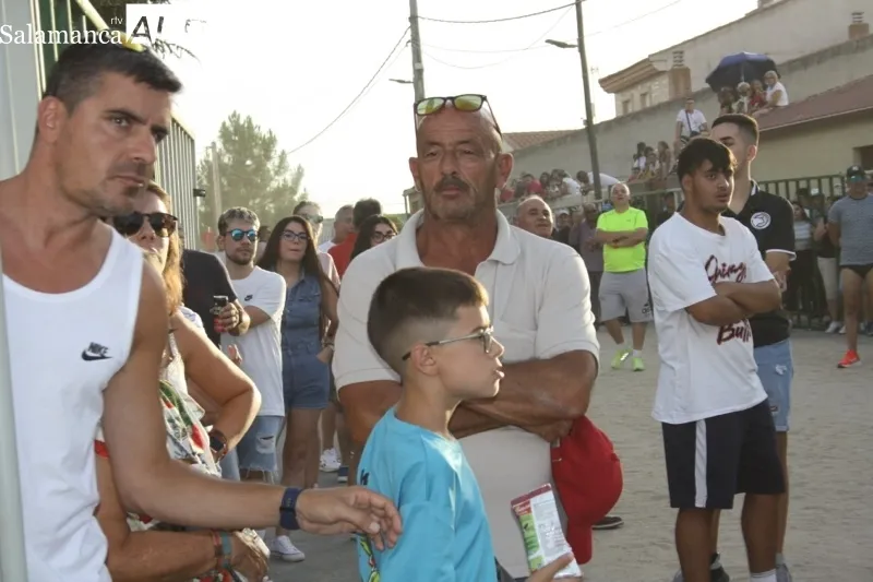 Babilafuente celebraba su primer encierro de las fiestas con gran ambiente