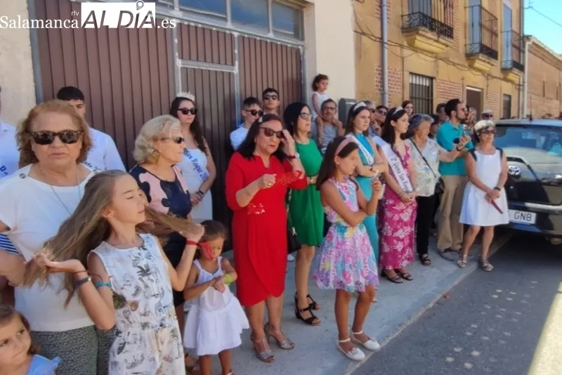 Babilafuente festejaba en las calles a su patrón, San Roque