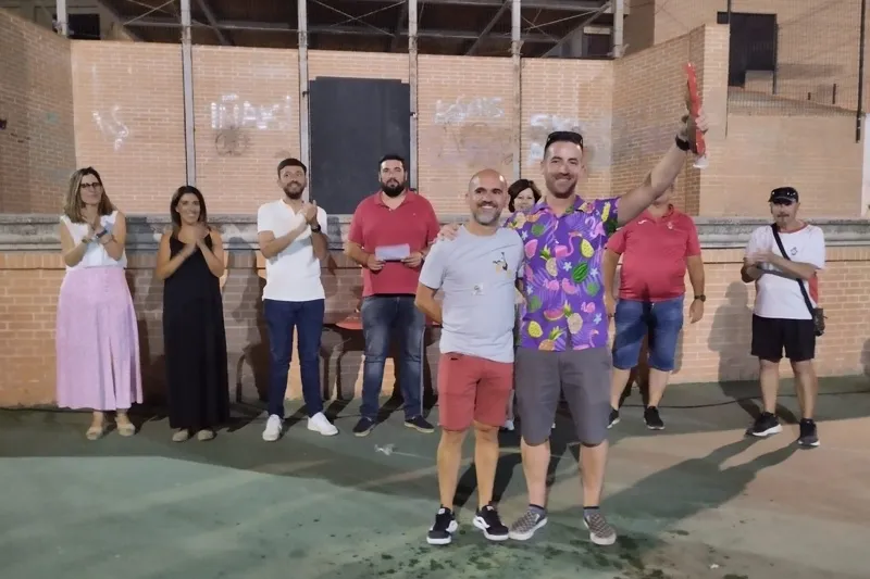 El parque La Huerta acogía el torneo interpeñas de calva y rana
