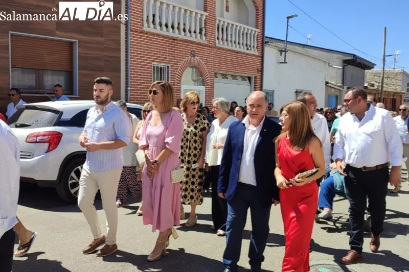Babilafuente festejaba en las calles a su patrón, San Roque
