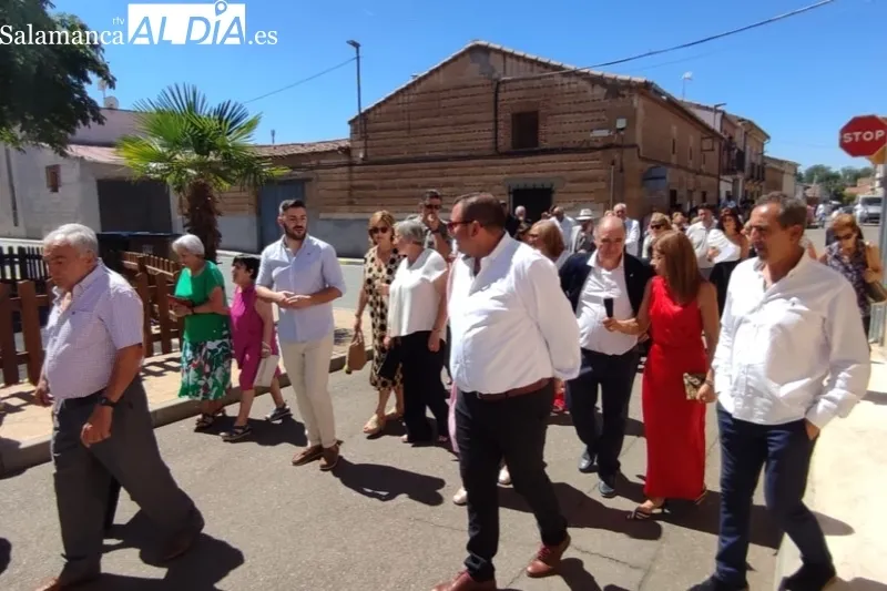 Babilafuente festejaba en las calles a su patrón, San Roque