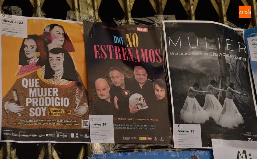 Foto 2 - El enrejado del antiguo Cine Madrid se convierte en un escaparate teatral