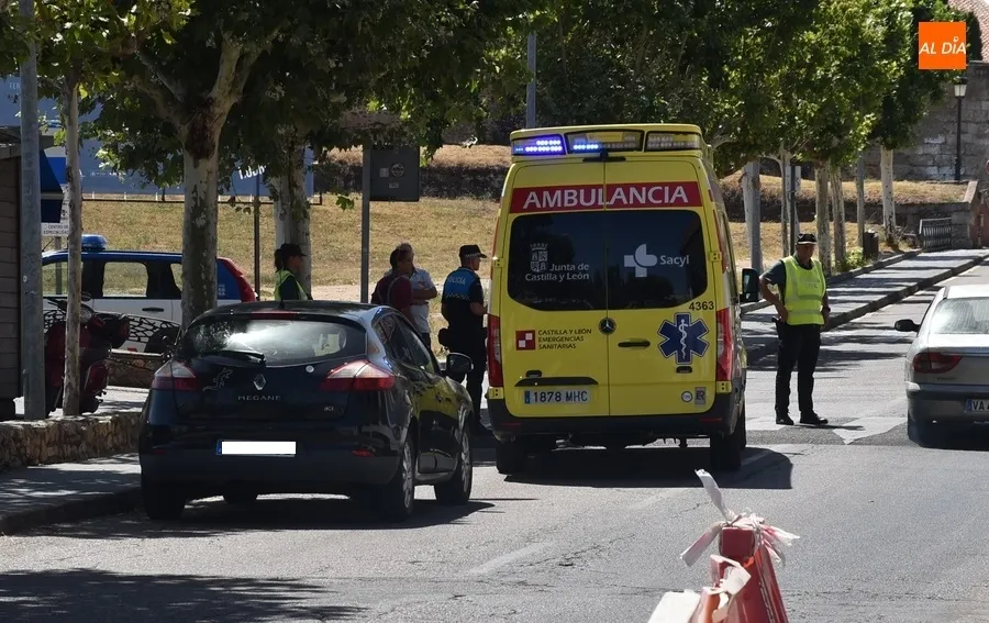 Foto 4 - Registrados dos accidentes pr&aacute;cticamente simult&aacute;neos en Ciudad Rodrigo y Mart&iacute;n de Yeltes