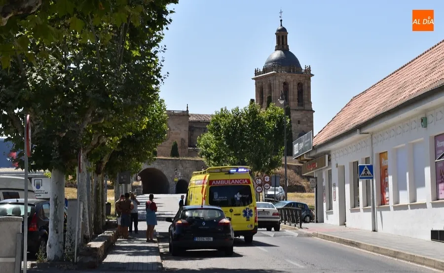 Foto 3 - Registrados dos accidentes pr&aacute;cticamente simult&aacute;neos en Ciudad Rodrigo y Mart&iacute;n de Yeltes