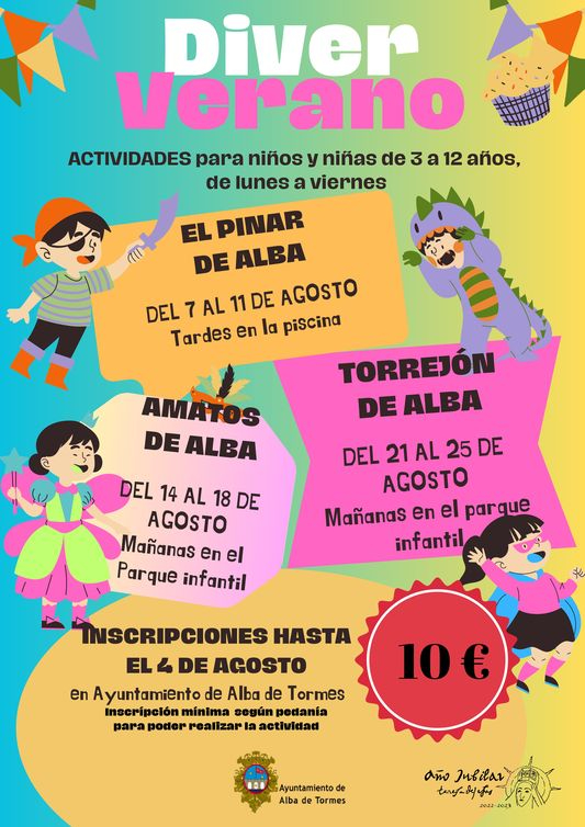 DiverVerano acerca actividades infantiles a las pedanías de Alba 