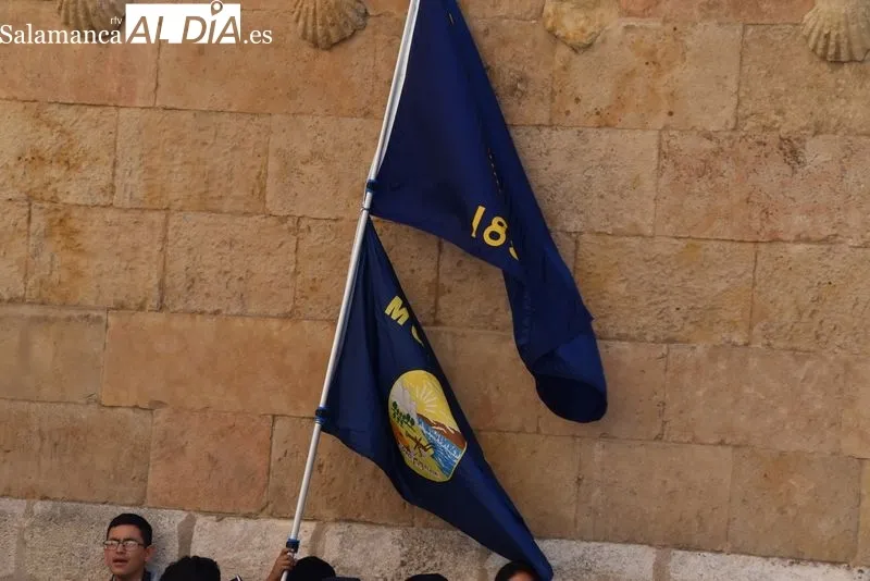 Foto 3 - Los j&oacute;venes de la JMJ se hacen notar en Salamanca antes de ir a Lisboa