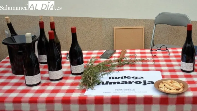 Los visitantes de la feria pudieron catar los diferentes vinos de cada bodega