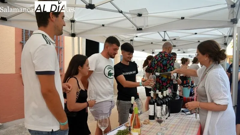 Los visitantes de la feria pudieron catar los diferentes vinos de cada bodega