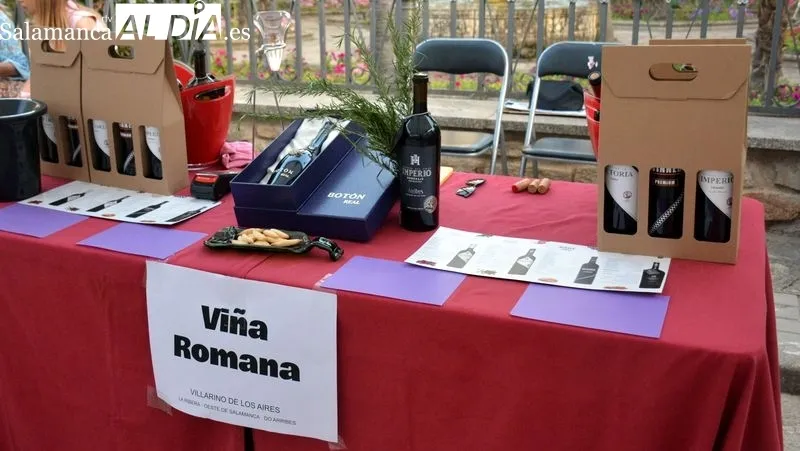 Los visitantes de la feria pudieron catar los diferentes vinos de cada bodega