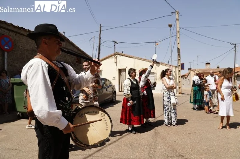 Gran animación en Doñinos de Salamanca con bailes charros incluidos. Foto de David Sañudo