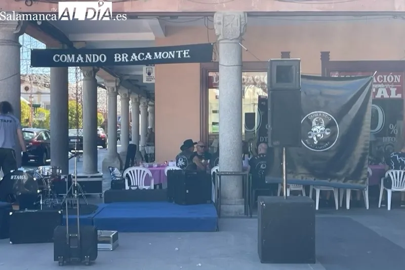 La Plaza de la Constitución acogía la VII Biker Day Ciudad de Peñaranda