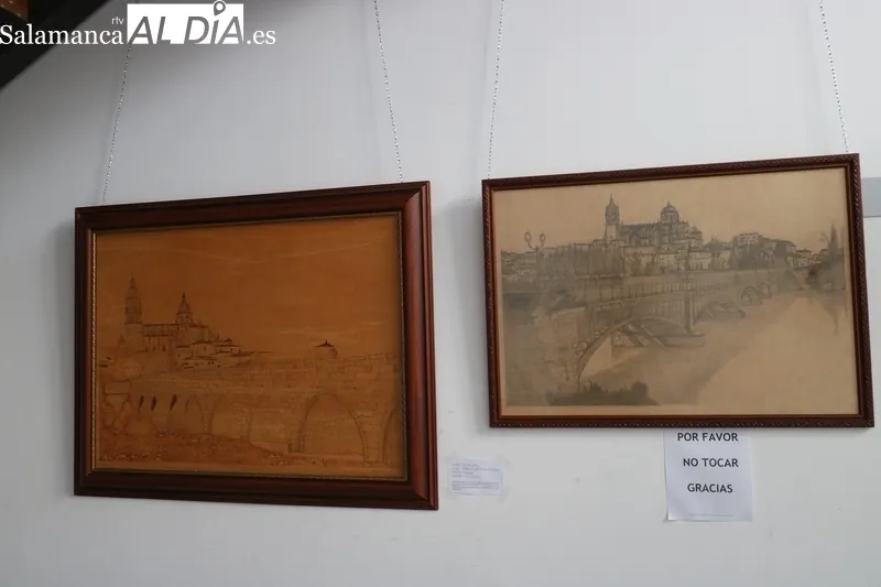 La exposición de pirograbado 'El arte del fuego' estará en el edificio San Nicolás de Vitigudino hasta el 31 de agosto / CORRAL