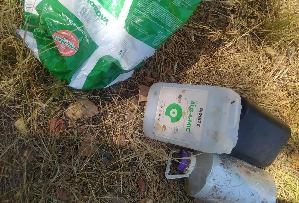 Foto 4 - Vecinos de &Aacute;gueda encuentran restos de una plantaci&oacute;n de marihuana