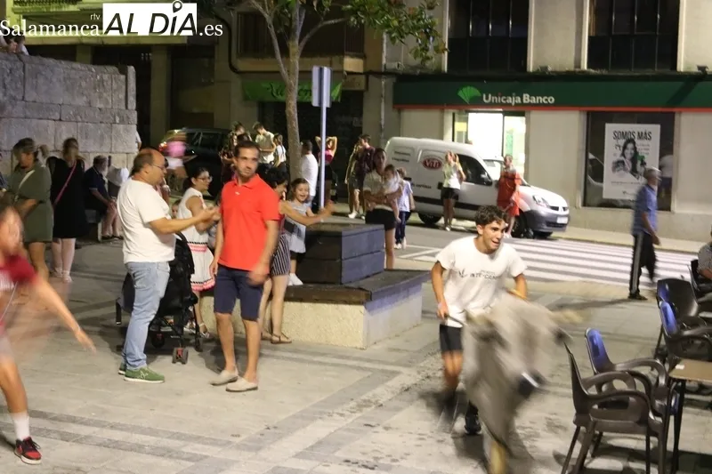 Encierros de carretones del lunes por la noche 