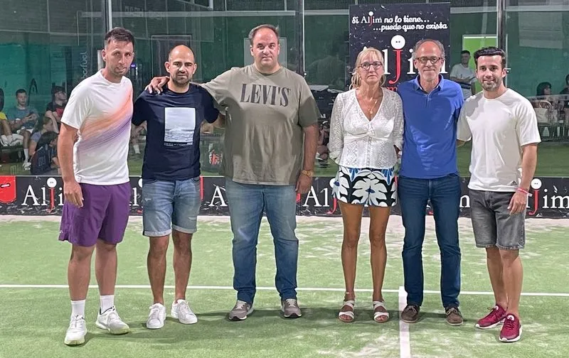 Inauguración de las pistas de padel en Guijuelo