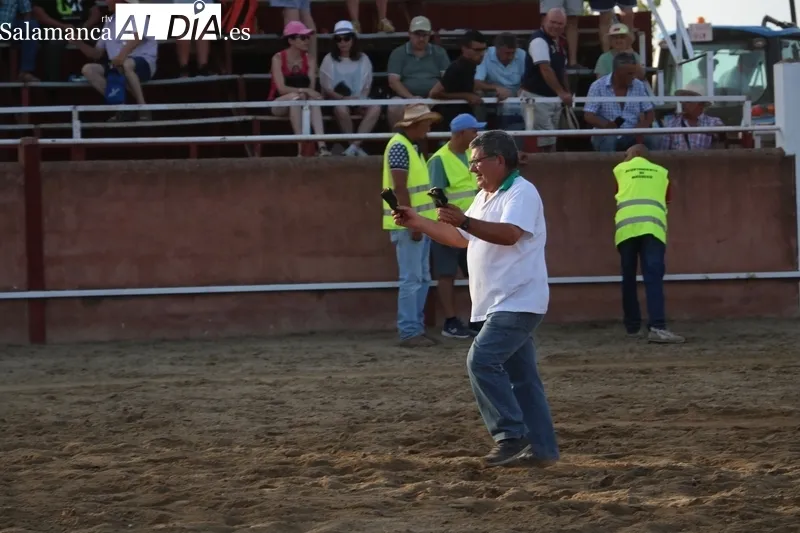 Bonito festejo de rejones en Masueco para poner punto final a las fiestas / CORRAL